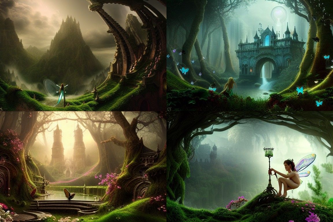 Epic Fairies in a Cinematic Digital Painting