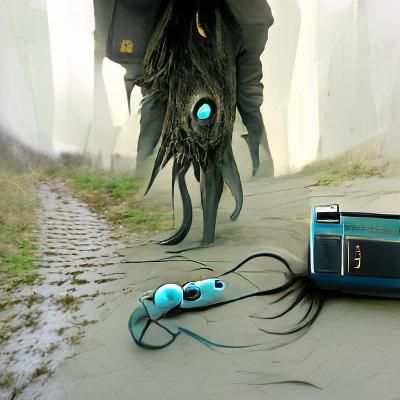 Eldritch Walkman Concept Art