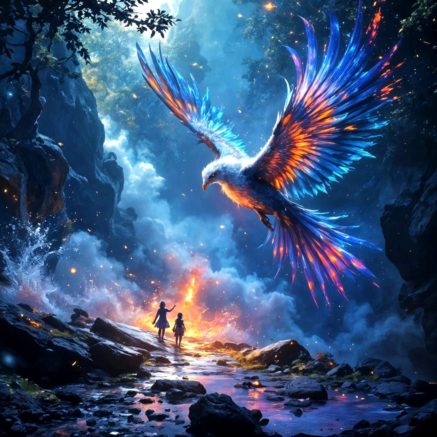 Fantastical Dreams: A Detailed Matte Painting