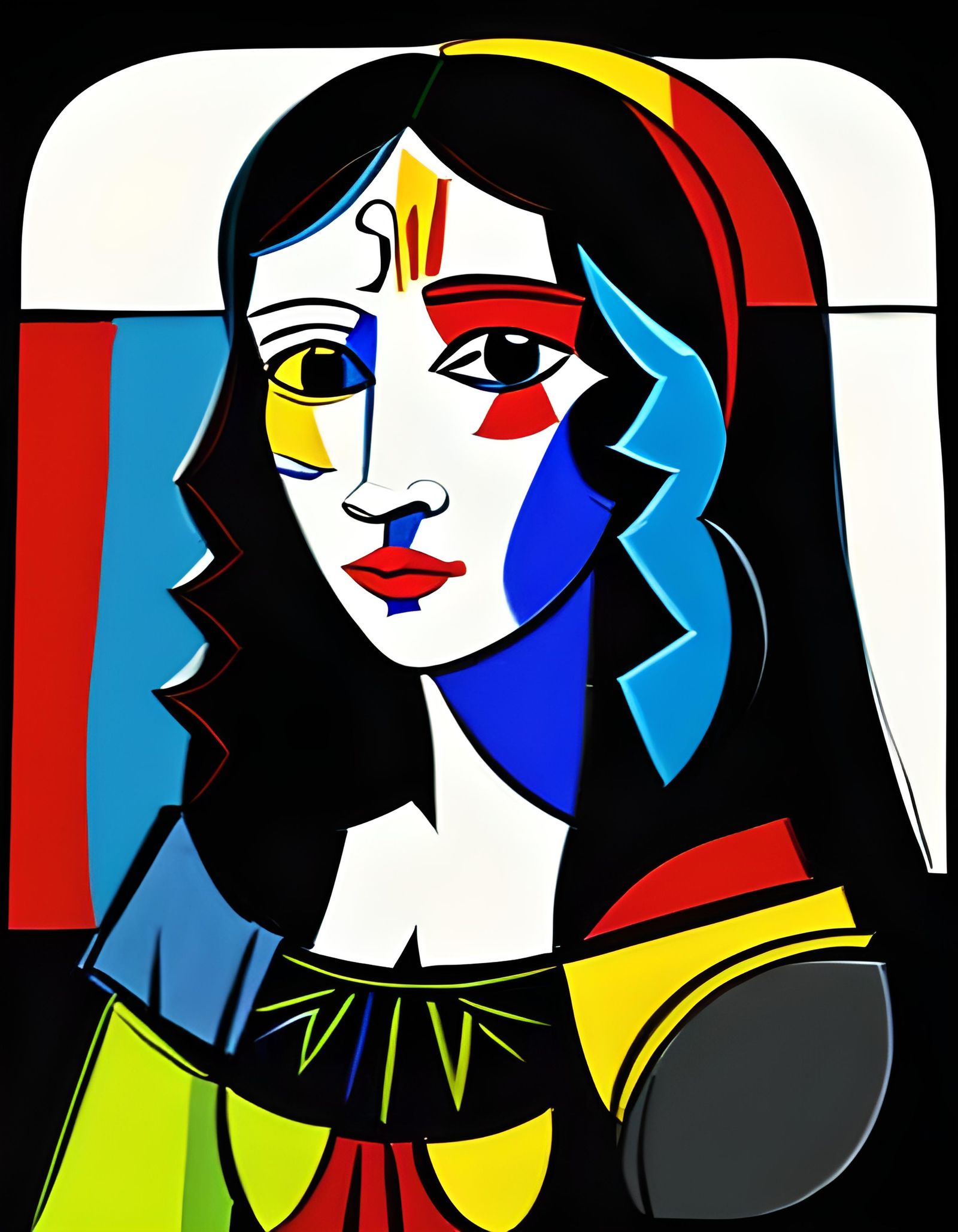 Mona Lisa painted by Picasso