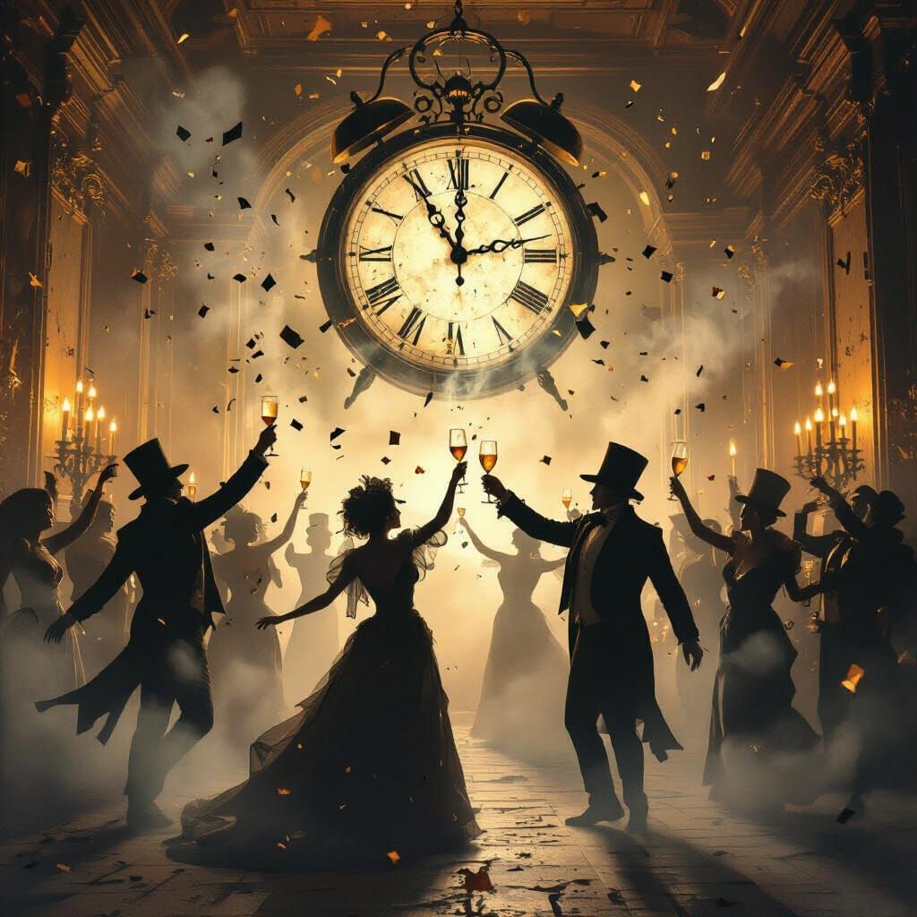 Midnight Spirits Countdown: Ghostly Revelry in Ruined Ballro...