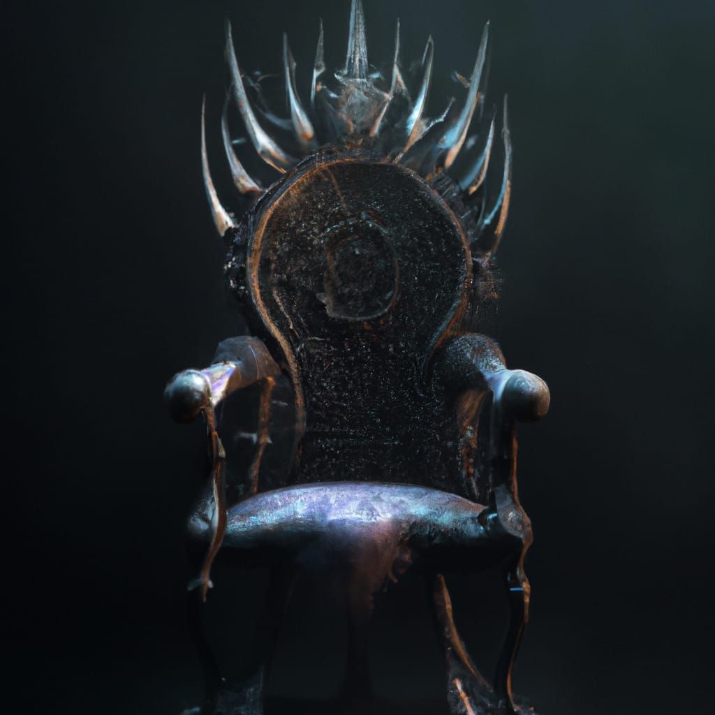 Dusty Empty Throne in High Resolution