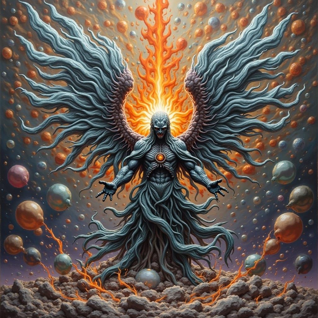 Expressive Sculpture of Overwhelming Glory