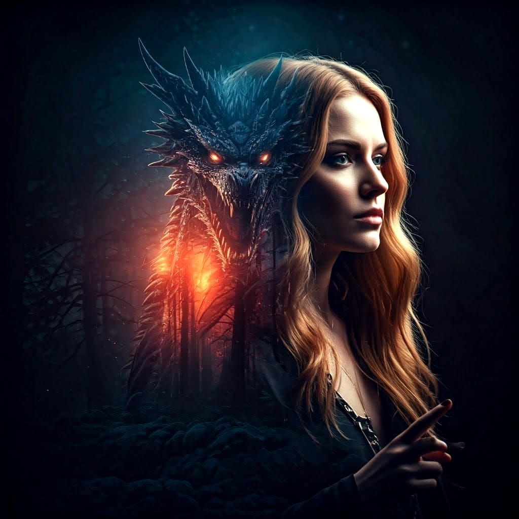 Enigmatic Female Sorcerer Commands the Beast Within in a Mag...