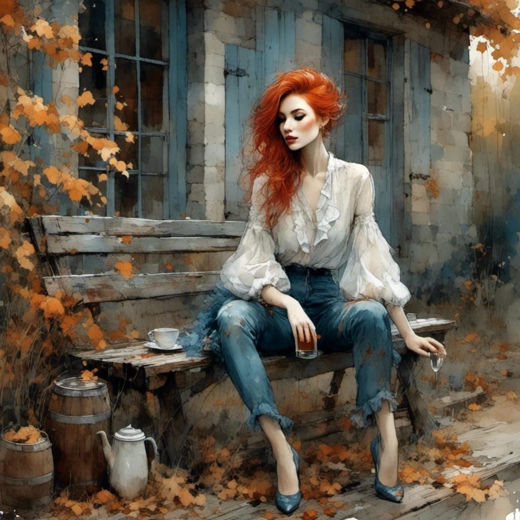 <lora:Ink Paint:1.0>