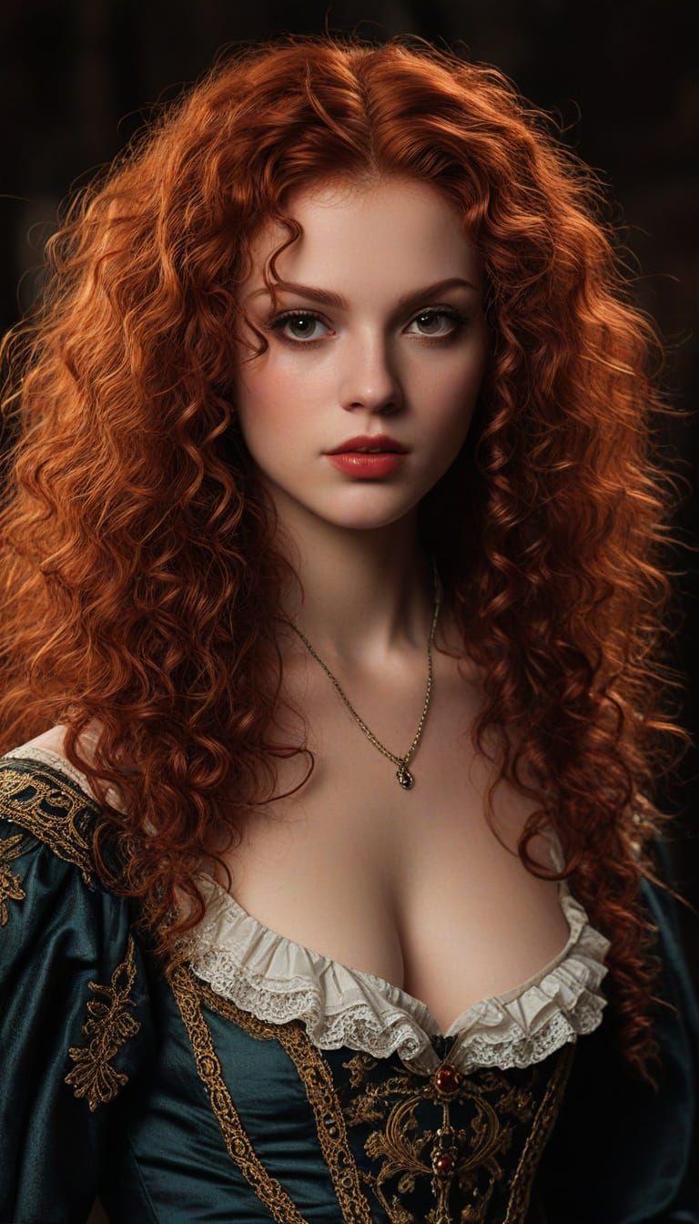 Vampiress Portrait in 17th Century London