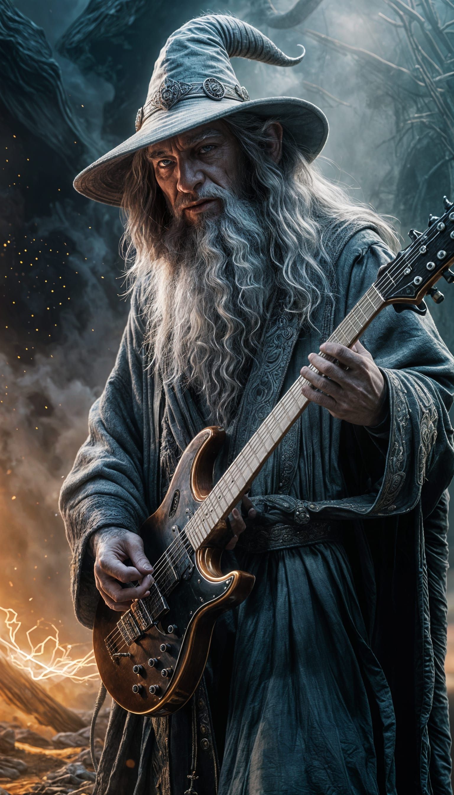 Gandalf's Heavy Metal Album Cover Art