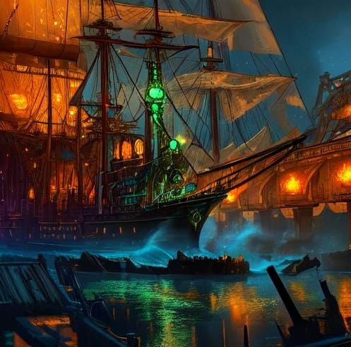 Golden sails