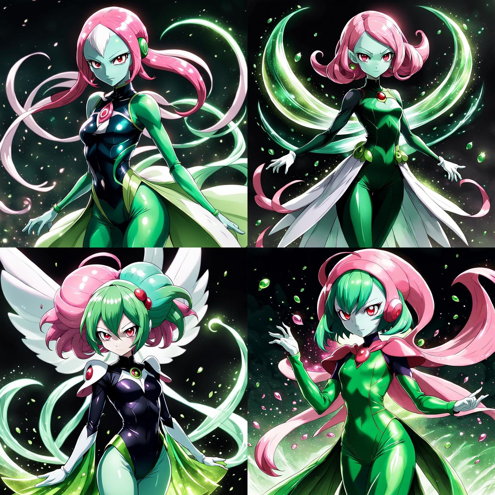 Anime Fusion: Gardevoir and Tatsumaki Unleashed