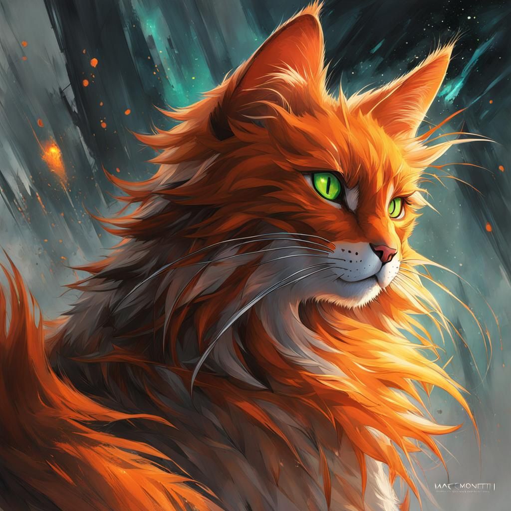 Luigi Firestar Hybrid Creature Digital Art