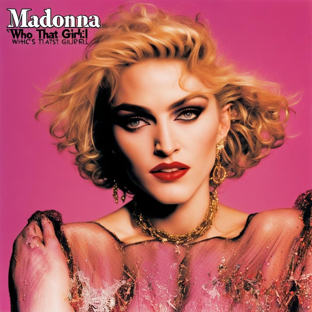 Madonna 'Who's That Girl' Era Portrait