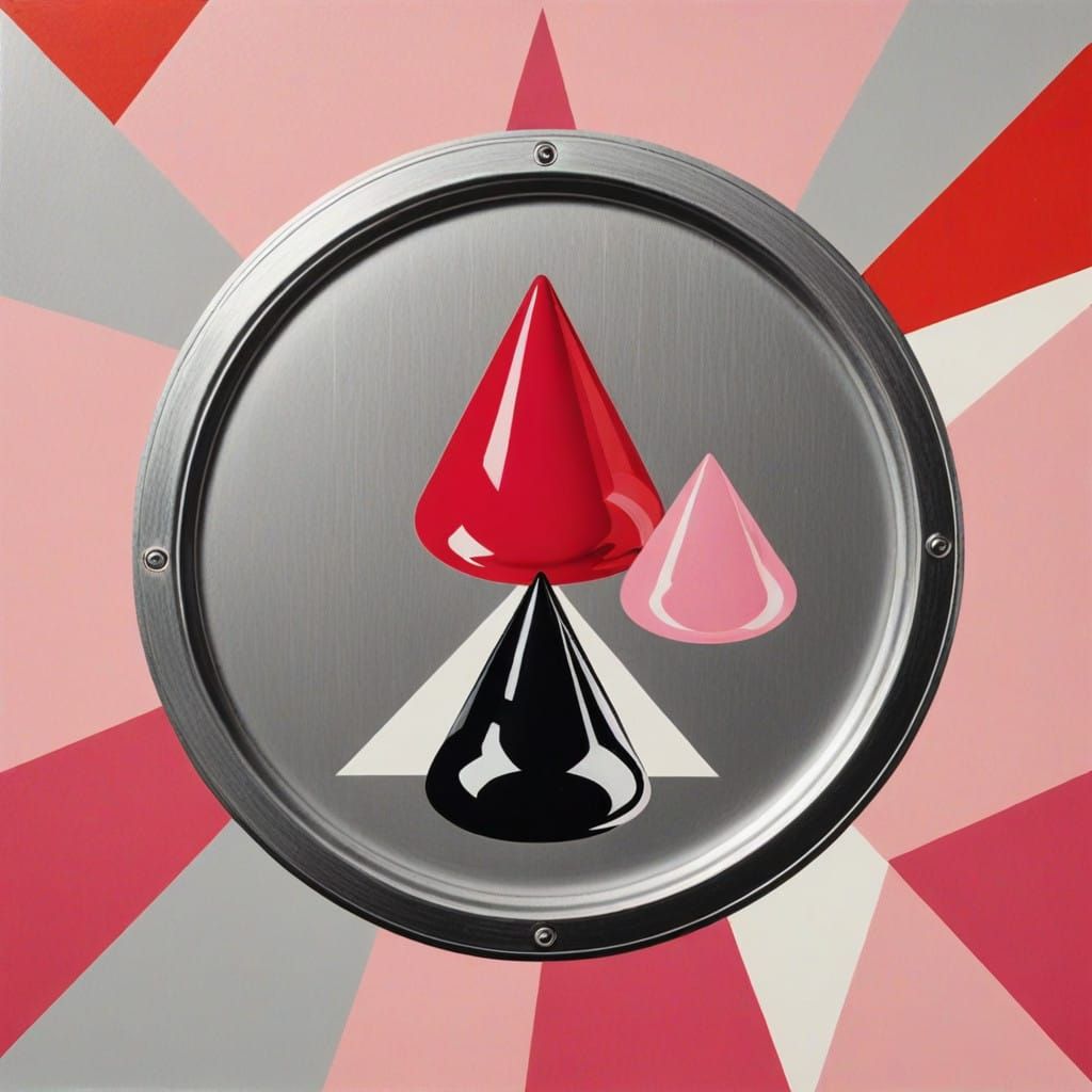 Pop Art Masterpiece in Triadic Colors