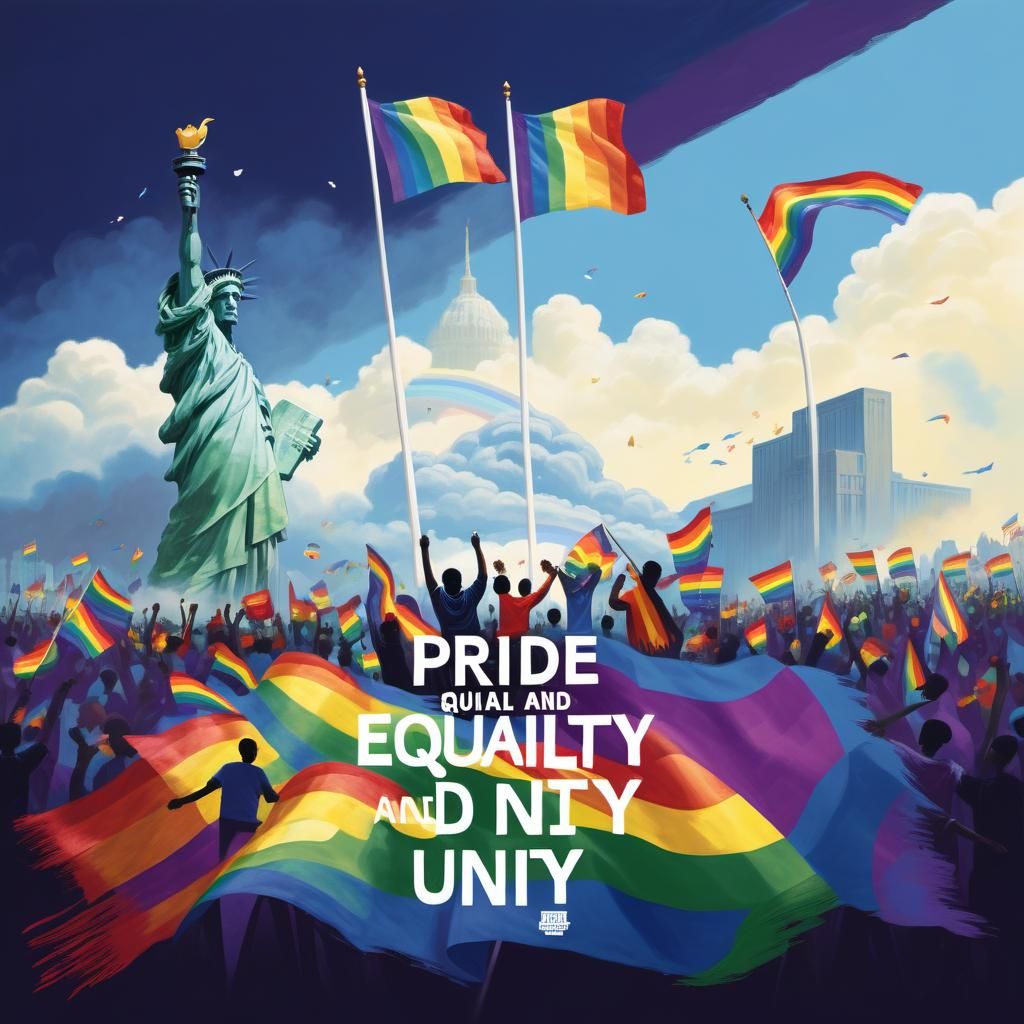Symbolic Image of Pride, Equality, and Unity