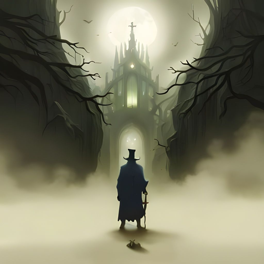 Mage Enters Faerie Forest in Dense Fog