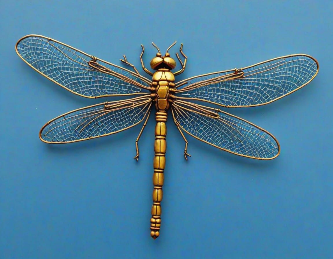 Delicate Wire Dragonfly