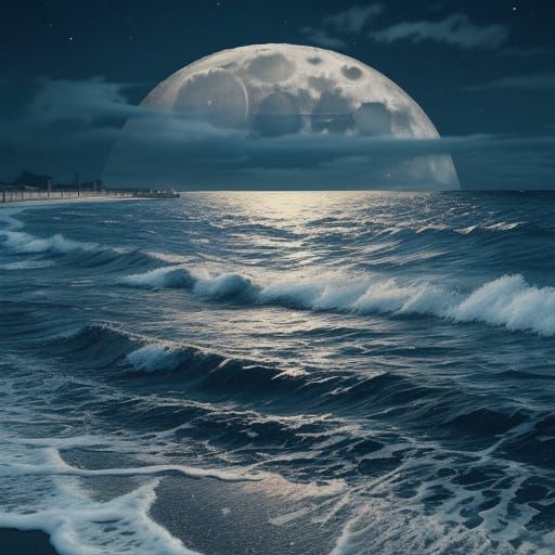 Let's swim to the moon
Let's climb through the tide
Penetrat...