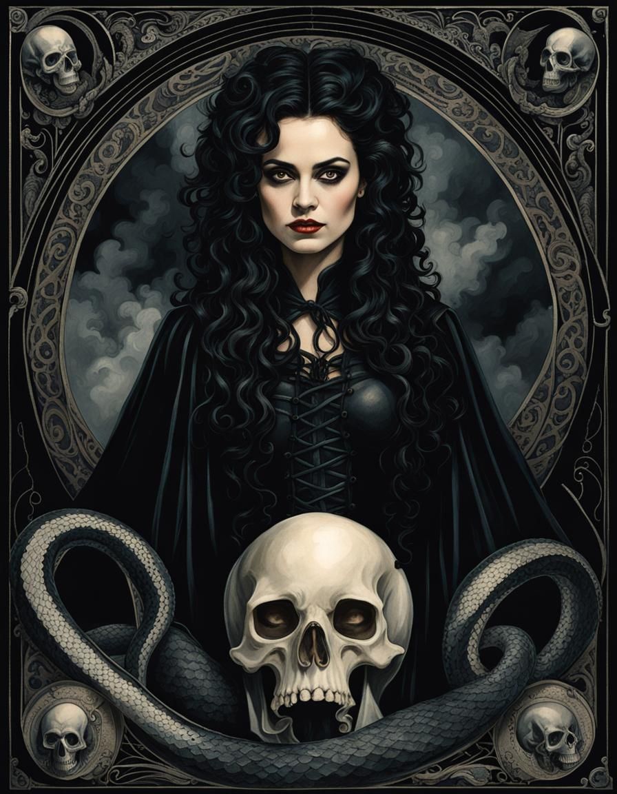 Bellatrix Lestrange - Tarot Card Series