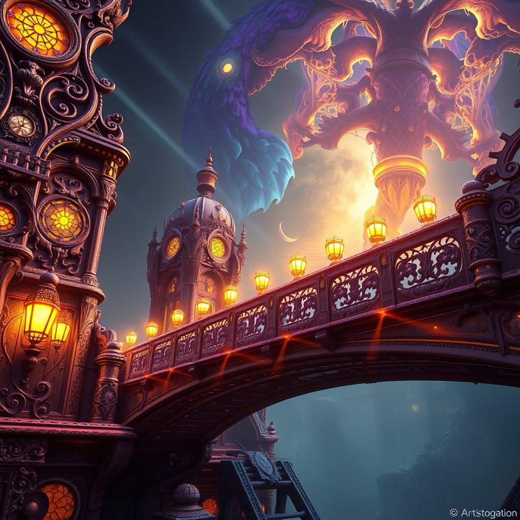 Ethereal Bridge in Regal Splendor