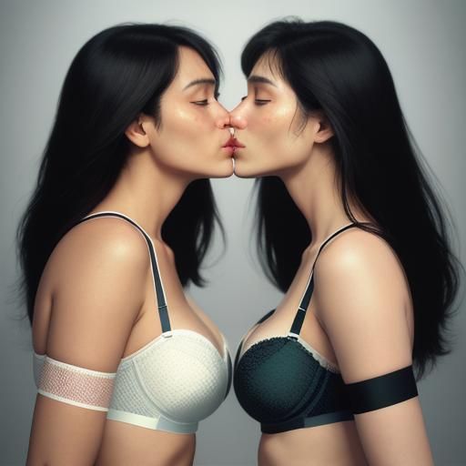 Intimate Portrait of Women in Lingerie