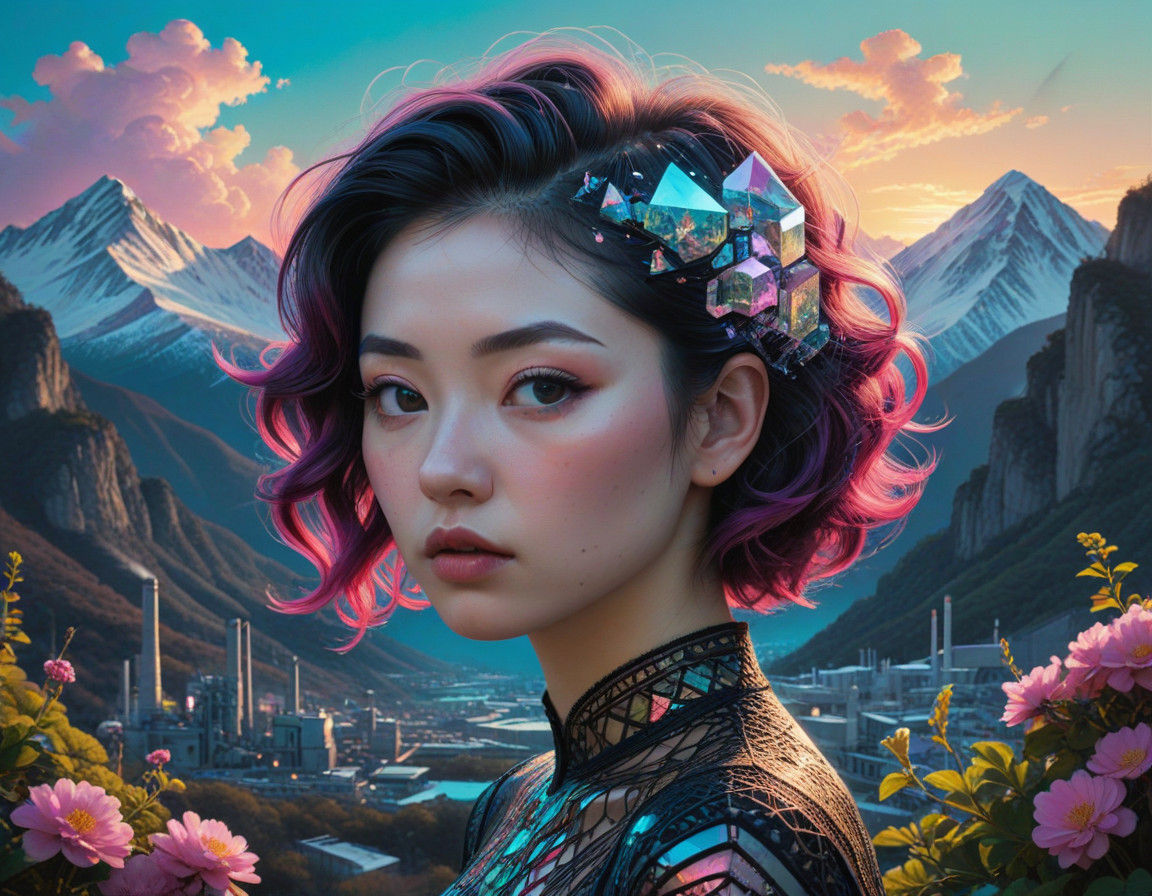 Alpine Renaissance Elegy in Holographic Hyperreality