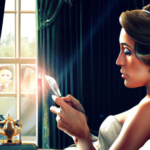 Princess Diana in Heaven on Smartphone