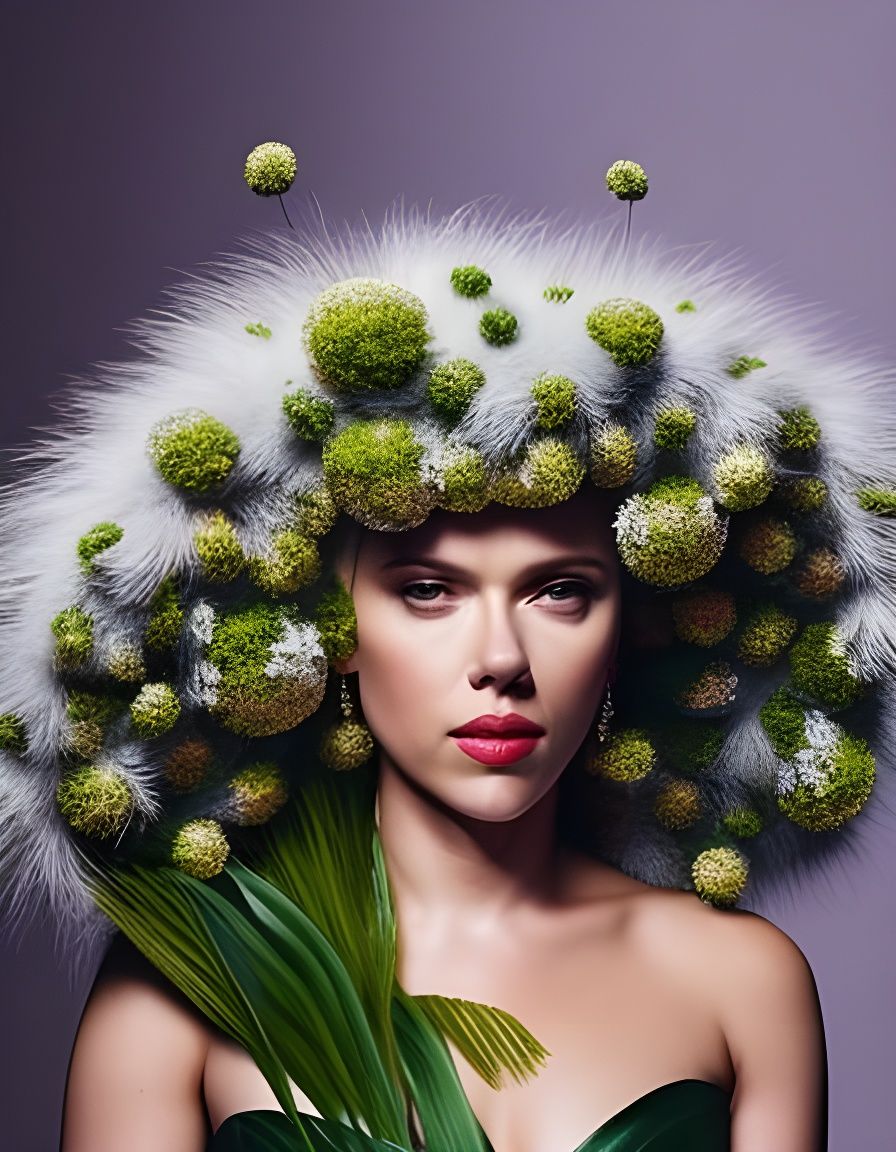 Scarlett Johansson's Amazing Nature Hat