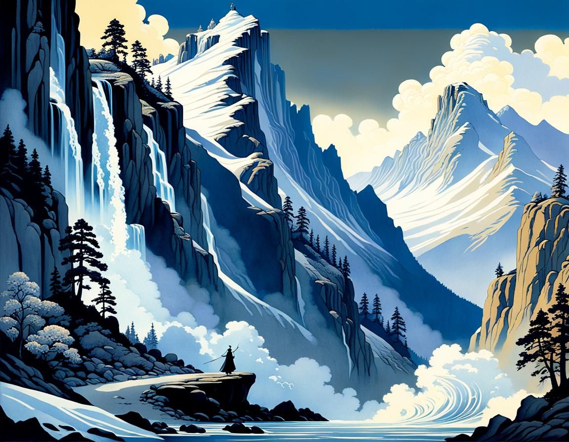 Mountain Spirit Emerges: Parrish and Nielsen Art Styles