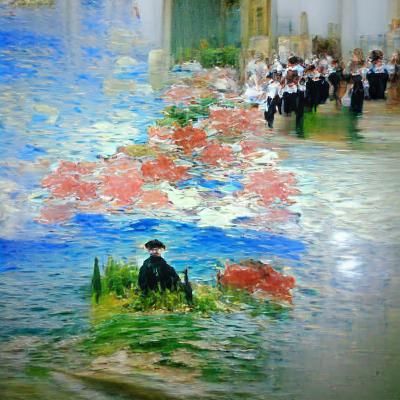 Impressionist Image Created From Simple Prompt