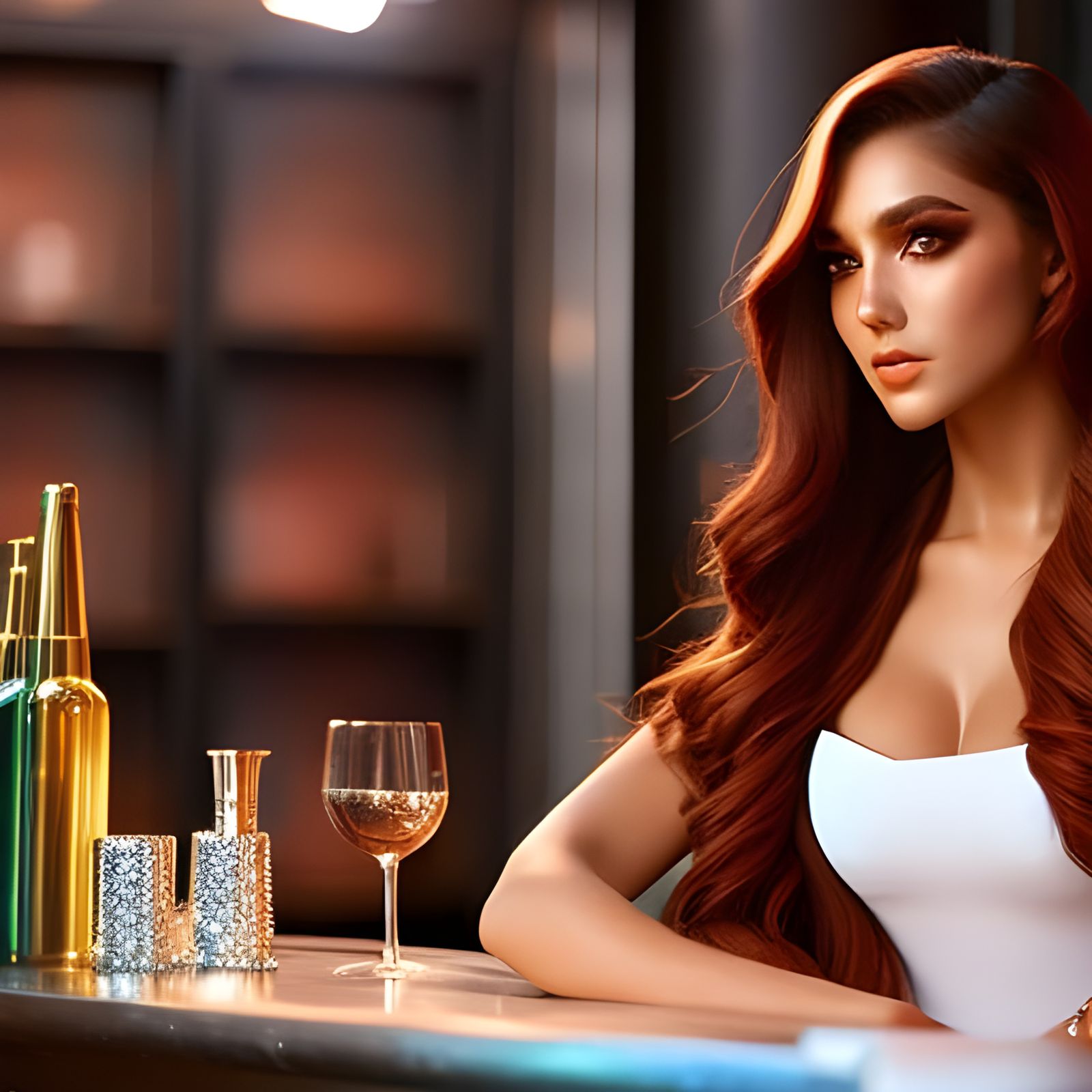 Renata Awaits her Mystery Date