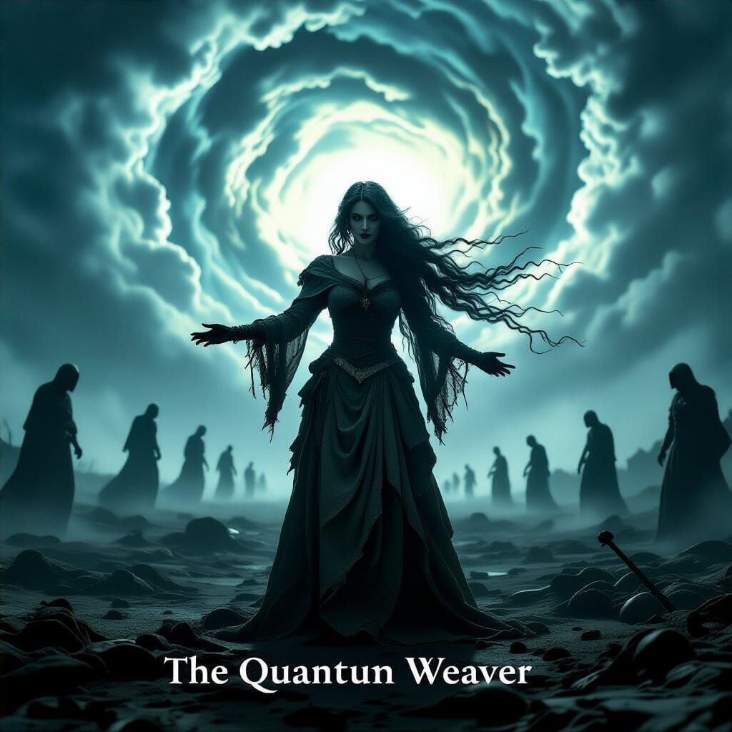 Quantum Weaver: Pre-Raphaelite Supervillainess on Battlefiel...