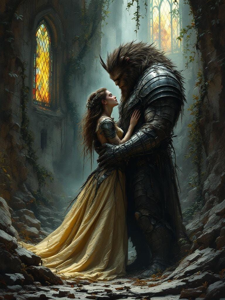 Beauty and the Beast in Post-Apocalyptic Ruins