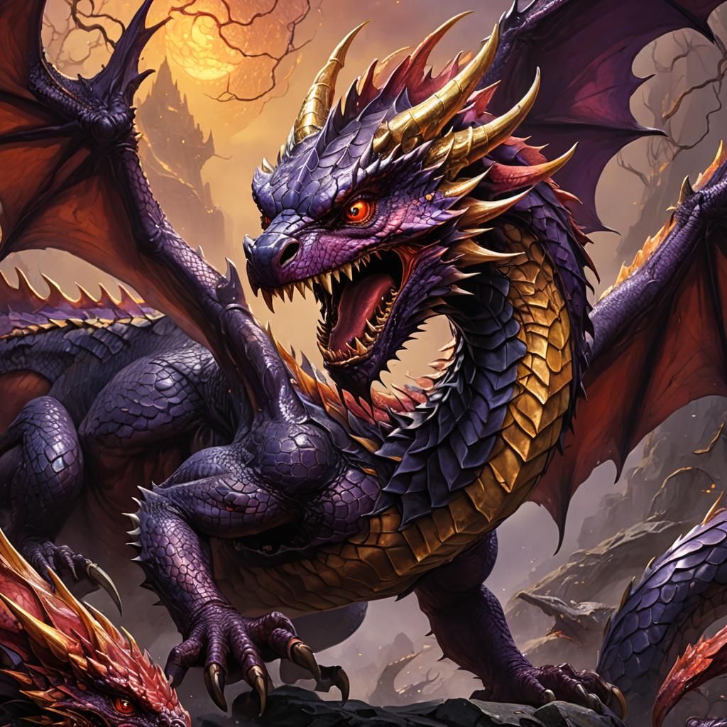 Hatchling Red Dragon Concept Art