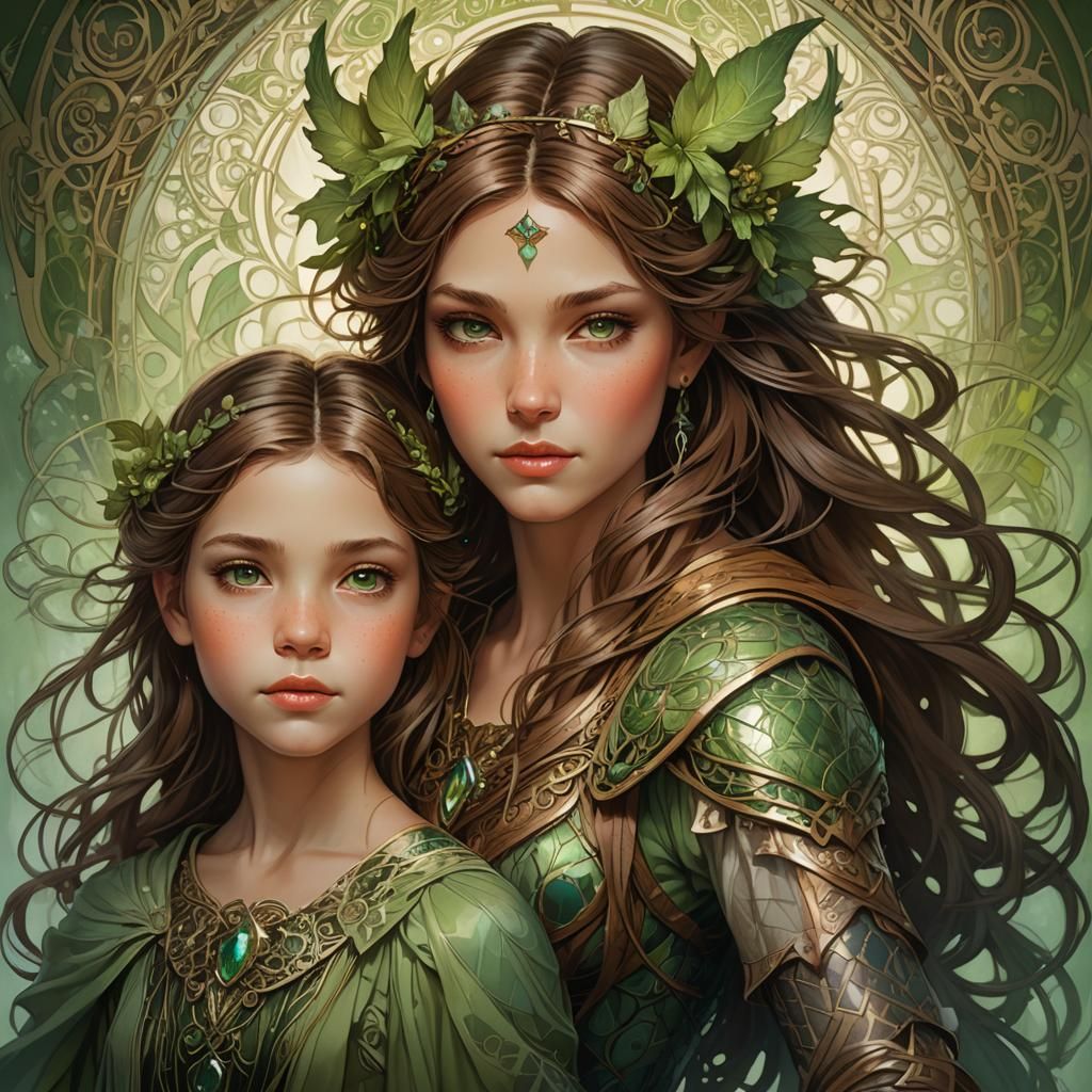 Ethereal Fairy Queen Portrait in Fantasy Realism