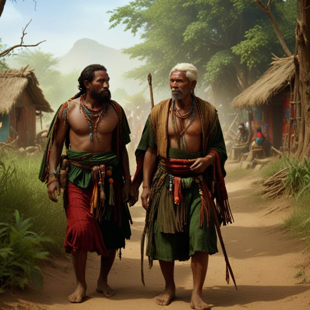 Cinematic Anthropological Study in Vibrant Colors