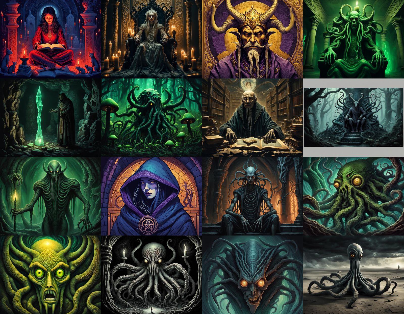 Lovecraftian Shab Character Illustration