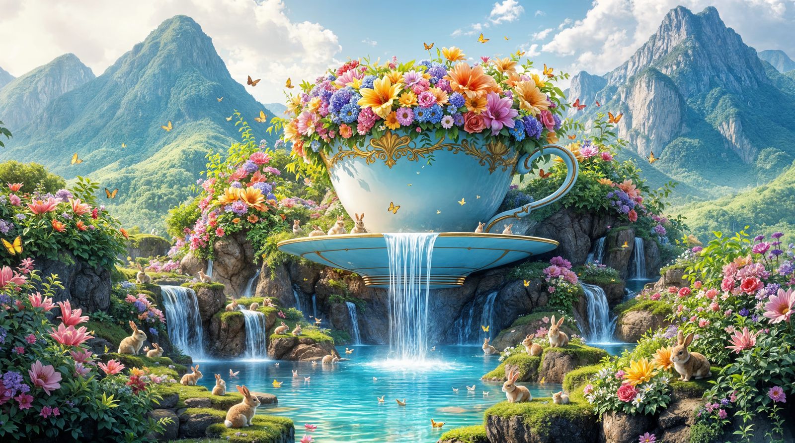 Fantasy Wonderland Teacup Oasis