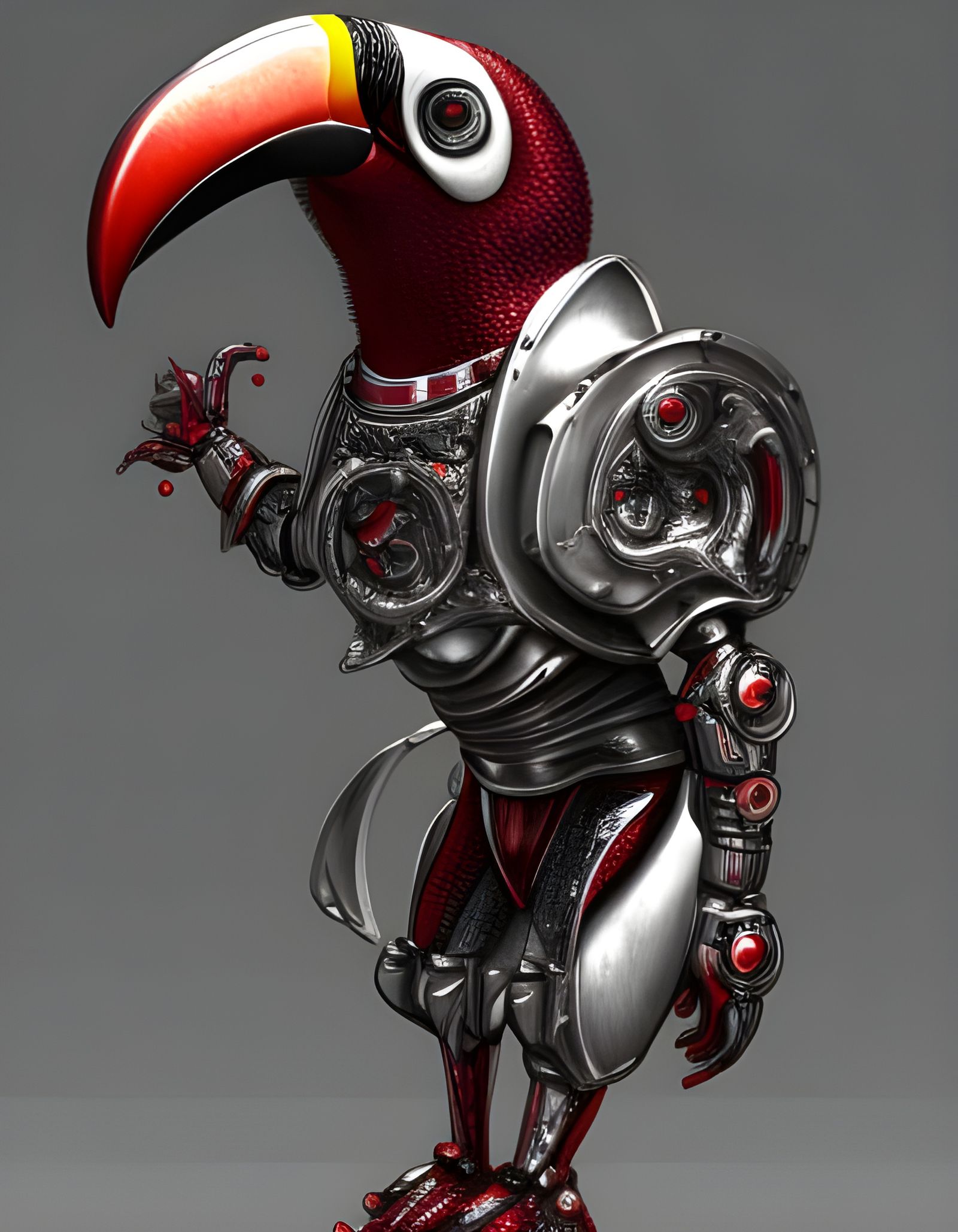 Robotics Zombie Toucan