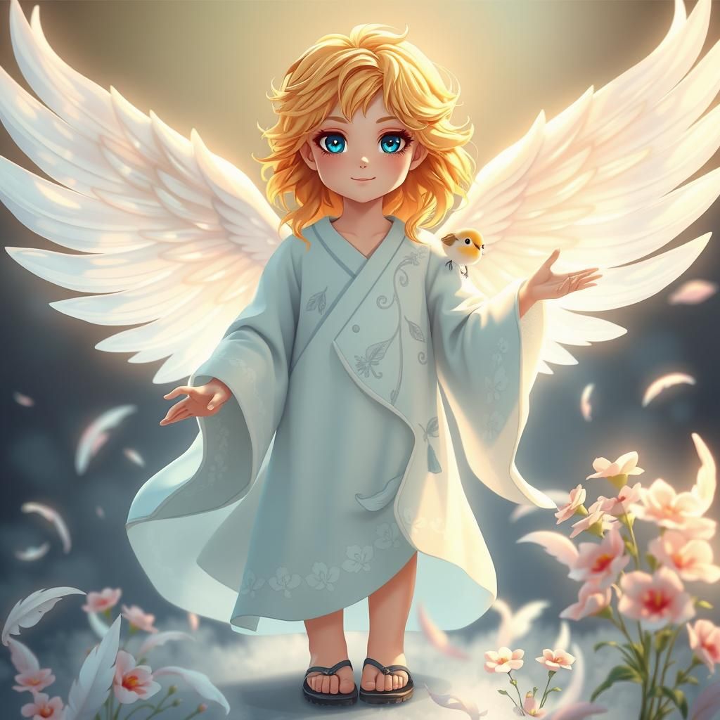 Angel Ariel in Anime-Inspired 3D Art