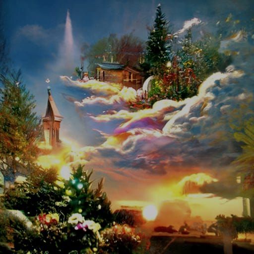 Serenity of Heavenly Sunshine in Soft Focus