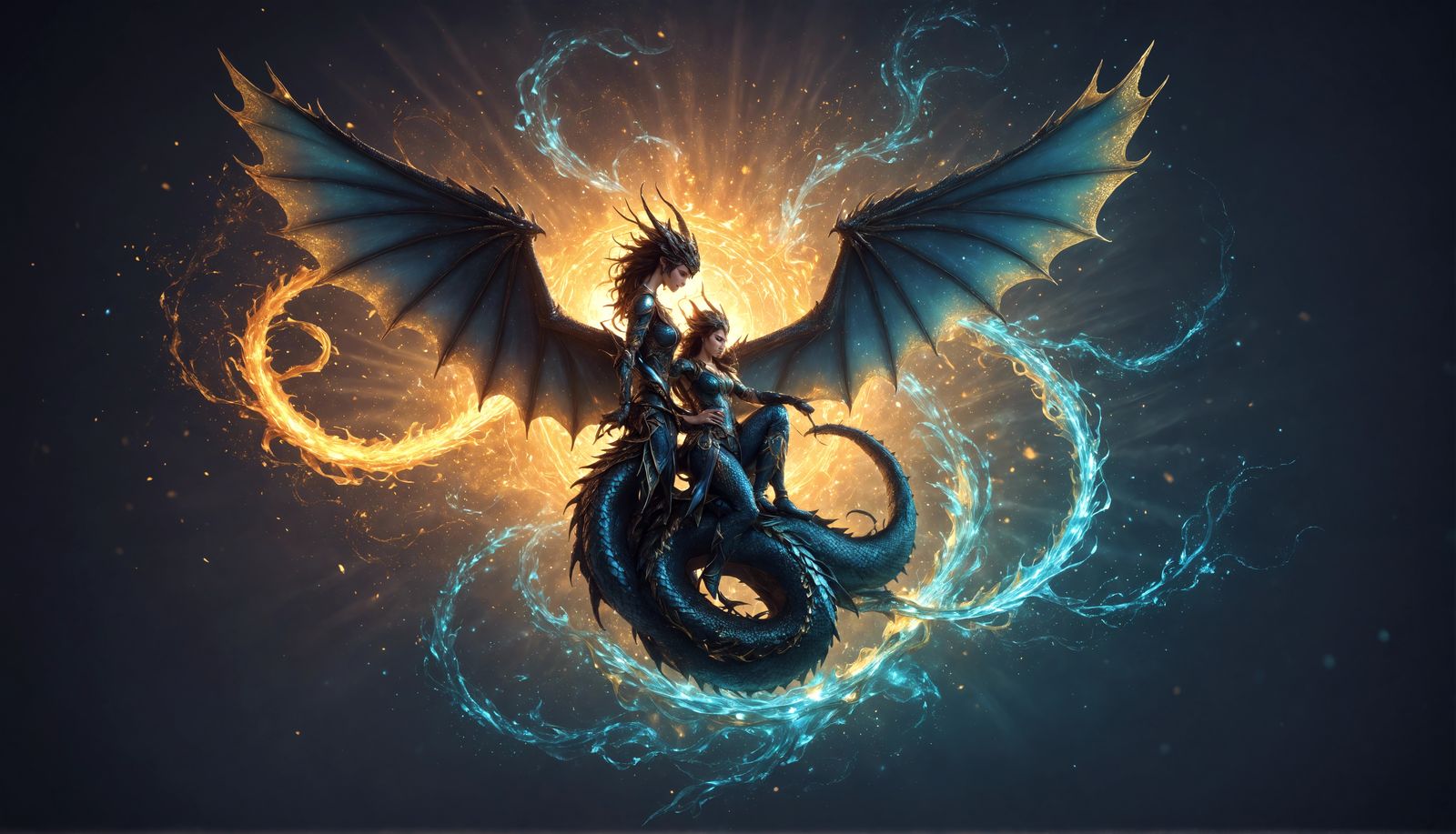 Mother and Daughter in the Aether