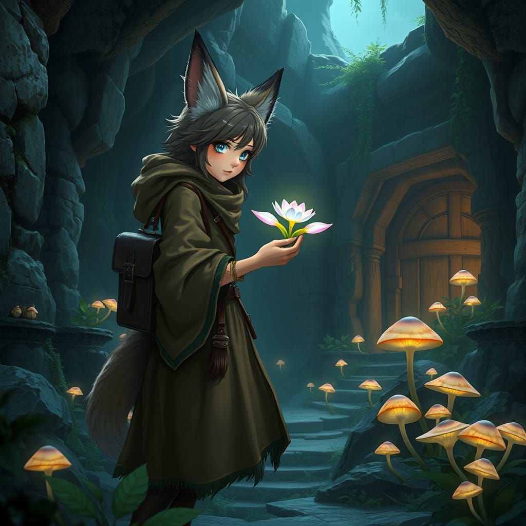Fey Forest Herbalist in Mysterious Underground Ruin