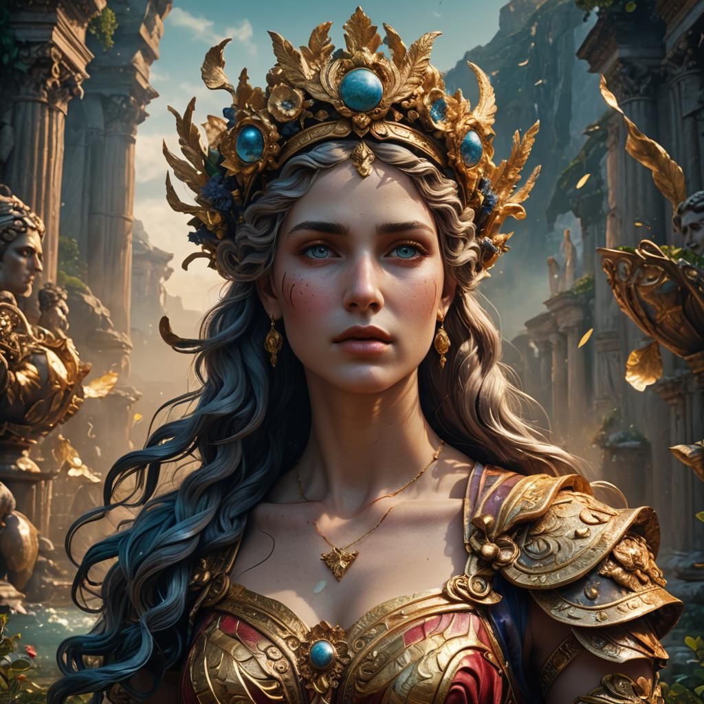 Venus, Goddess of Love and Beauty: Detailed Portrait