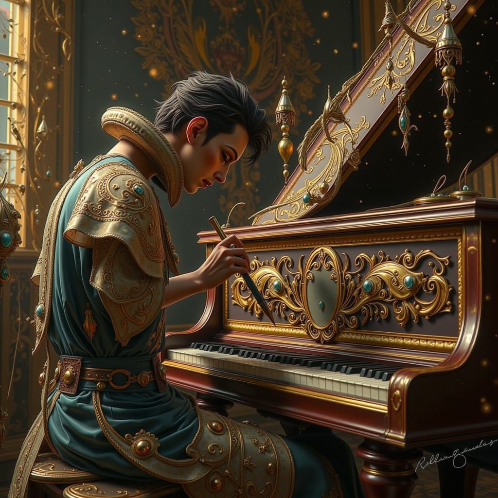 Tuning a Colossal Fish Piano: Old Masters Style