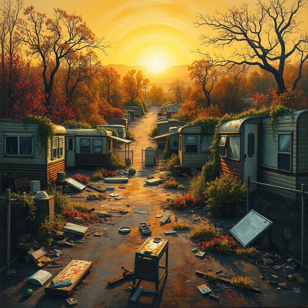 Forgotten Decay: Thornyvale's Surreal Descent into Nature