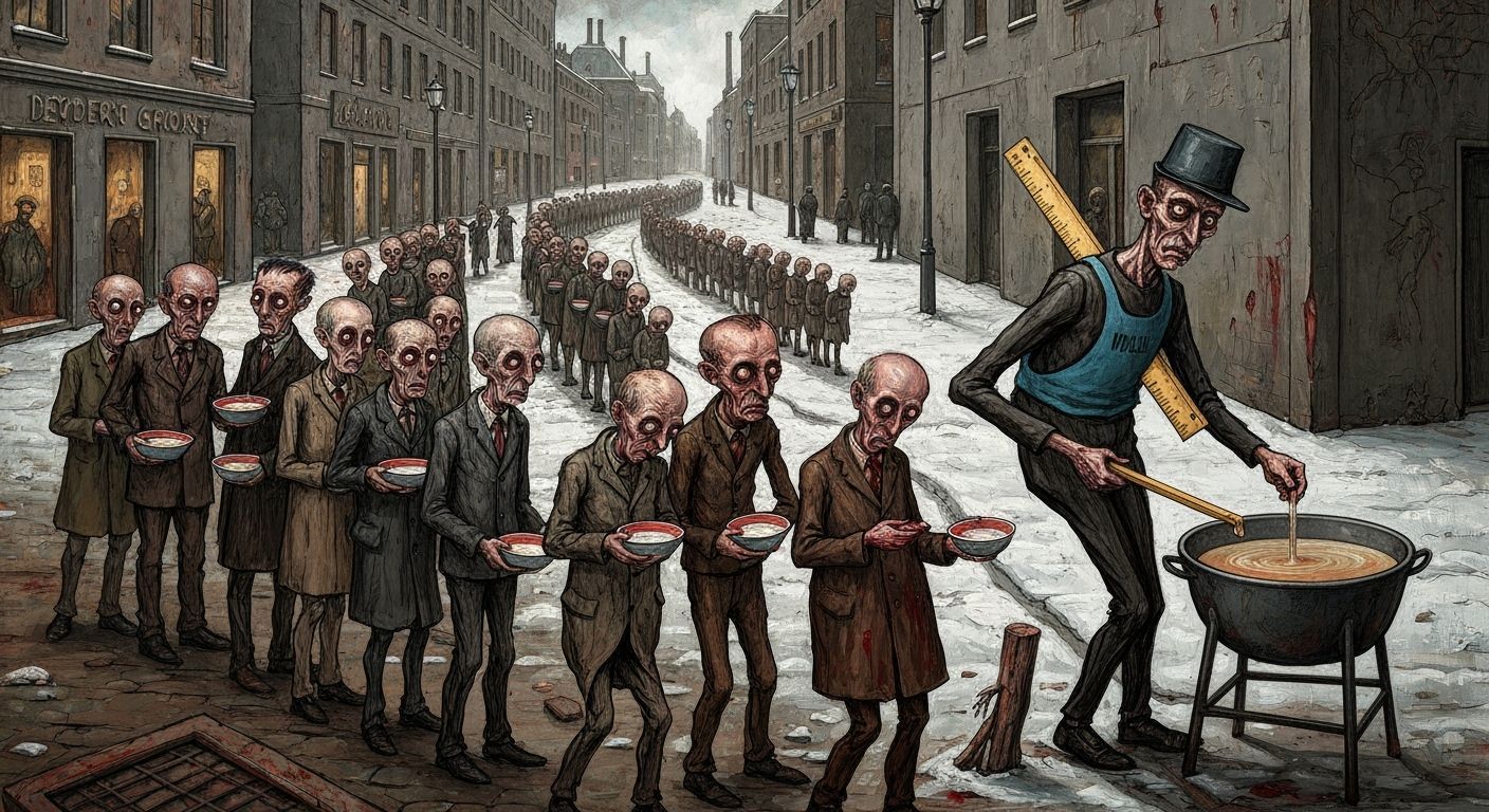 German Expressionist Dada Satire of Social Decay