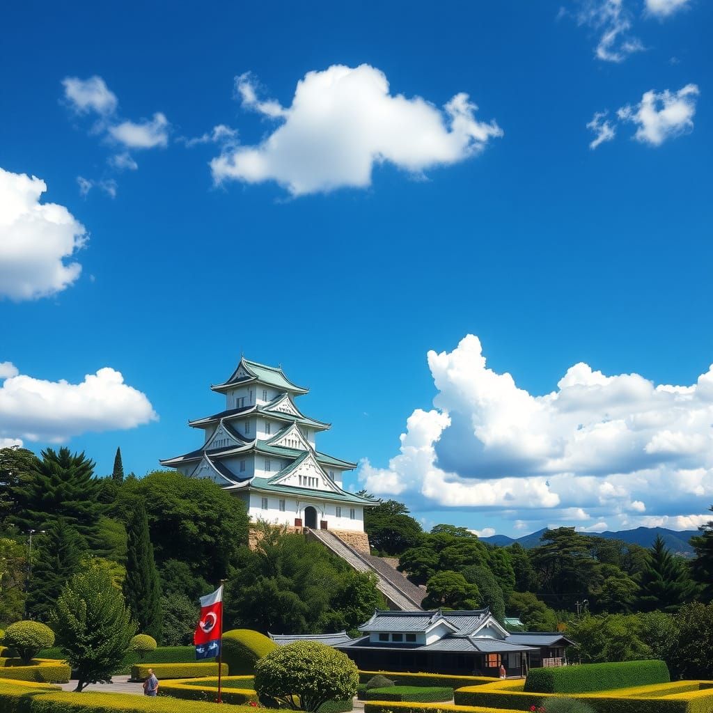 Himeji Castle, Japan: A Landscape Photo