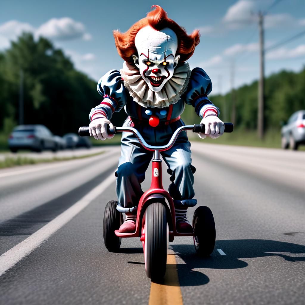 Pennywise Rides Again: A Claymation Caricature in 3D