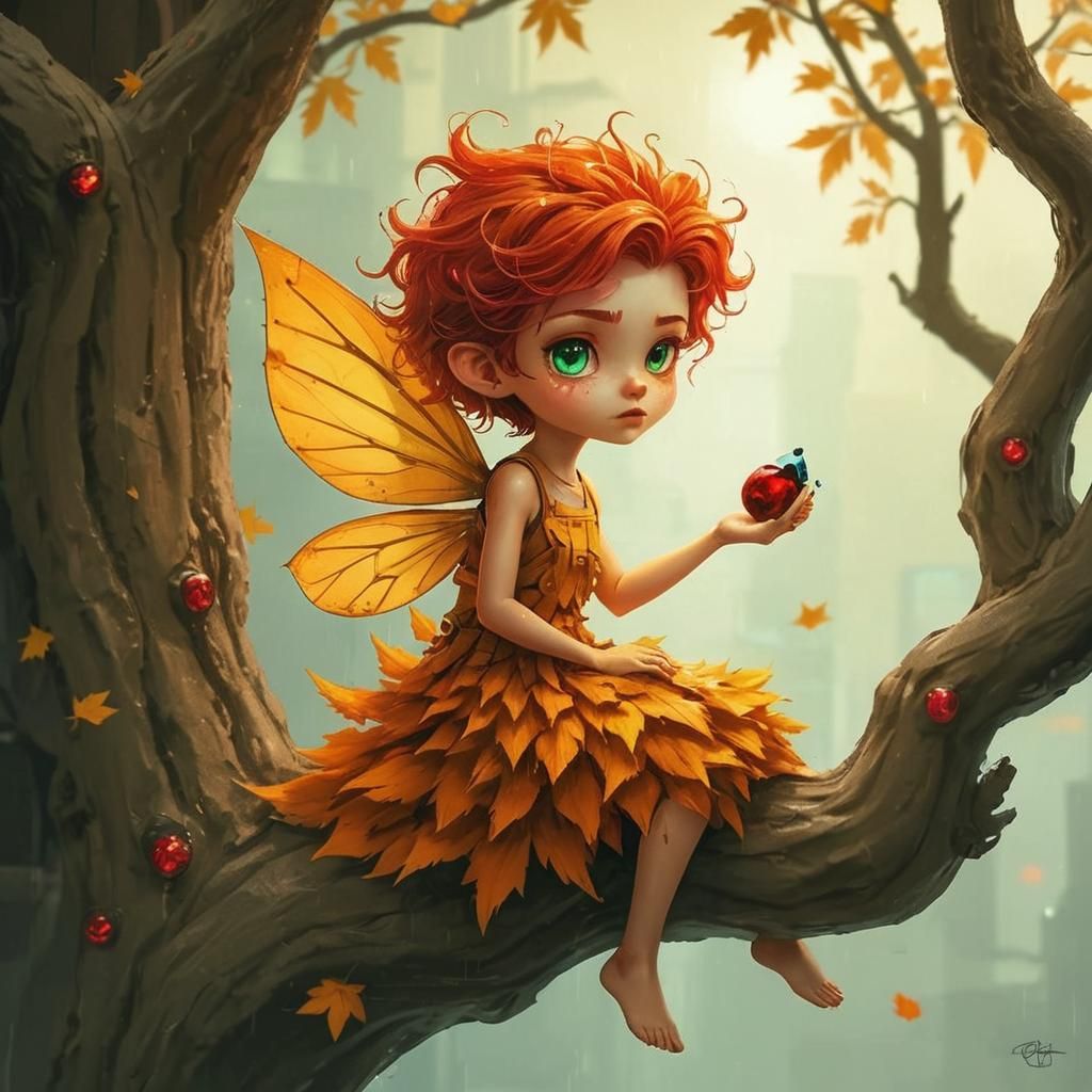 Cyberpunk Hacker Uploads Files in Rainy Alley