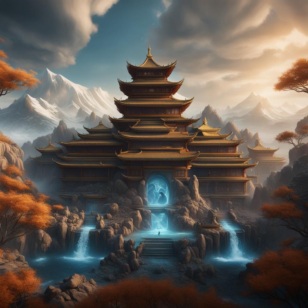The Last Airbender Creator: Detailed Matte Painting