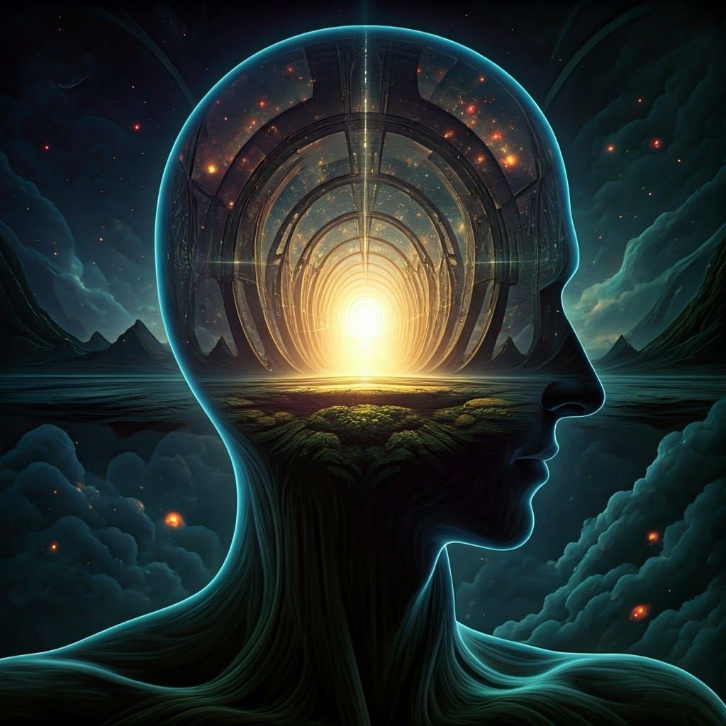 Surreal Mindscape: A Dreamlike Landscape of the Mind